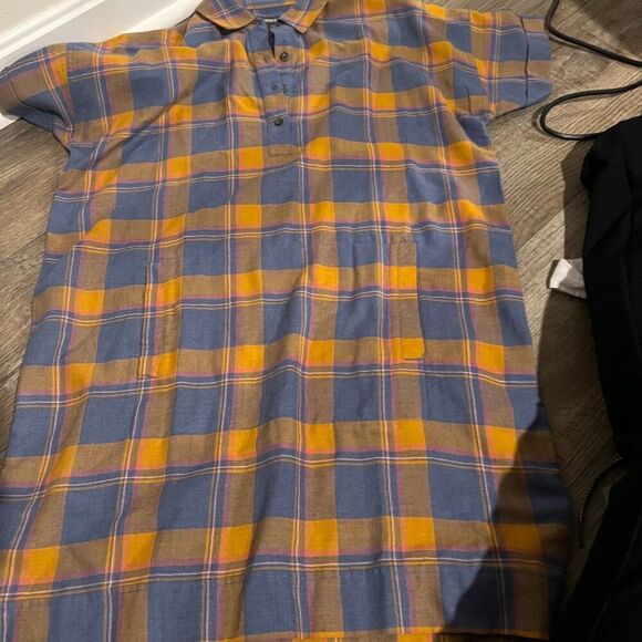 Toad & Co Plaiditude Short Sleeve Shirt Dress - Picture 7 of 11